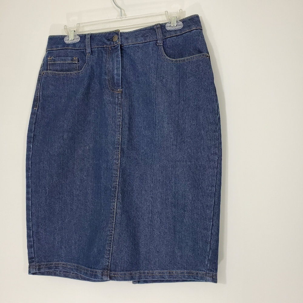 Chadwicks Denim Skirt, Size 8